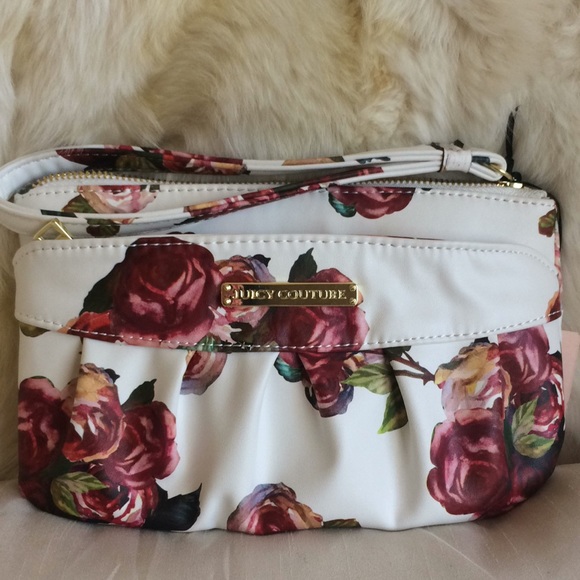 Juicy Couture Handbags - Juicy couture New w tags floral wristlet handbag